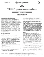 Preview for 143 page of Johnson & Johnson DePuy Synthes VIPER System Instructions For Use Manual