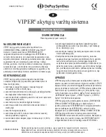 Preview for 181 page of Johnson & Johnson DePuy Synthes VIPER System Instructions For Use Manual