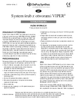 Preview for 205 page of Johnson & Johnson DePuy Synthes VIPER System Instructions For Use Manual