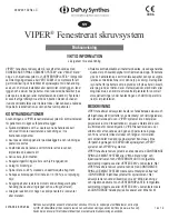 Preview for 285 page of Johnson & Johnson DePuy Synthes VIPER System Instructions For Use Manual