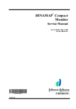 Johnson & Johnson DINAMAP Compact T Service Manual preview