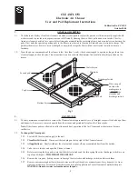 Preview for 1 page of Johnson & Starley CLEANFLOW User And Pad Replacment Instructions