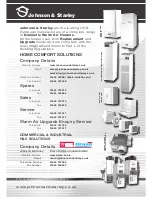 Предварительный просмотр 8 страницы Johnson & Starley RenoXtra 30C User Instructions