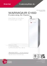 Предварительный просмотр 1 страницы Johnson & Starley WARMCAIR C16D Manual