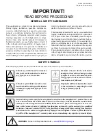 Preview for 2 page of Johnson Controls 100 Series Installation Operation & Maintenance