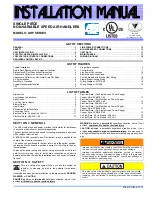 Preview for 1 page of Johnson Controls 18B Installation Manual