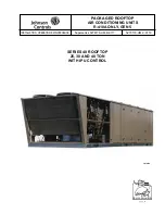 Preview for 1 page of Johnson Controls 40 25 TON Installation Operation & Maintenance