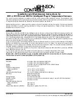 Preview for 1 page of Johnson Controls 5951J Installation And Maintenance Instructions