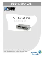 Johnson Controls 96K Cooling User Manual preview