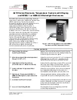 Johnson Controls A419 Series Product/Technical Bulletin предпросмотр