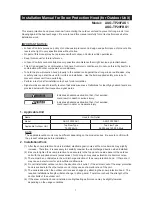 Johnson Controls ASG-TP20FAS1 Installation Manual preview