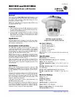 Preview for 1 page of Johnson Controls B401BH Quick Start Manual