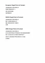 Preview for 2 page of Johnson Controls CD-WA 00-2 Series Installation Instructions Manual