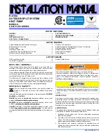 Johnson Controls CHJD FLEX SERIES Installation Manual предпросмотр