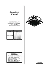 Preview for 1 page of Johnson Controls CIC4008B21S Operation Manual