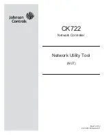 Johnson Controls CK722 Manual preview