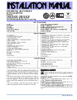 Preview for 1 page of Johnson Controls CM8M*MP Installation Manual