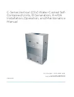 Preview for 1 page of Johnson Controls CSV Series Installation, Operation And Maintenance Manual