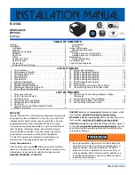 Preview for 1 page of Johnson Controls DPX024 Installation Manual