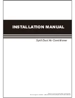 Preview for 2 page of Johnson Controls Duct R-410A Installation Manual