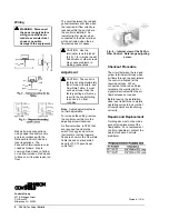 Предварительный просмотр 2 страницы Johnson Controls F62AA Installation Sheets Manual