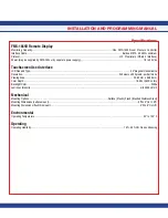 Preview for 3 page of Johnson Controls FMS-1655 Series Installation And Programming Manual