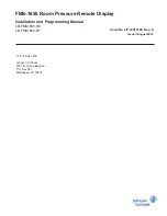 Preview for 19 page of Johnson Controls FMS-1655 Series Installation And Programming Manual