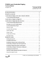 Johnson Controls FX-DIS1710-0 Technical Bulletin preview