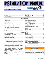 Johnson Controls GG8S*MP Installation Manual preview