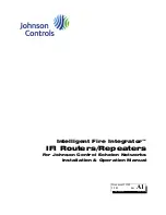 Johnson Controls Intelligent Fire Integrator 4WRMB Installation & Operation Manual preview