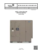 Johnson Controls LSWU025 Manual preview