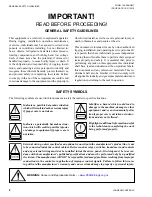 Preview for 2 page of Johnson Controls LSWU025 Manual