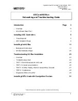 Предварительный просмотр 1 страницы Johnson Controls METASYS ASC Networking And Troubleshooting Manual