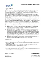 Johnson Controls NAE55 Series Installation Manual preview