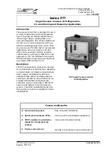 Предварительный просмотр 1 страницы Johnson Controls P77 Series Manual