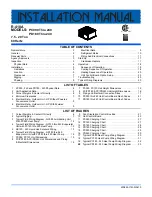 Johnson Controls PC090 Installation Manual preview