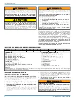 Preview for 2 page of Johnson Controls PCG4A24 Installation Manual