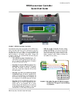 Johnson Controls RRS Economizer Controller Quick Start Manual предпросмотр