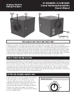 Preview for 1 page of Johnson Controls S1-CVD090T01 Owner'S Manual