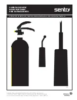 Preview for 1 page of Johnson Controls SENTRY CD05-1 Operation, Inspection, Service And Maintenance, And Recharge Manual