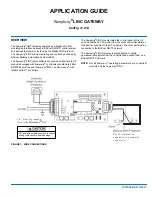 Johnson Controls Simplicity LINC Application Manual preview