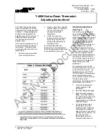 Johnson Controls T-4002 Adjusting Instructions предпросмотр