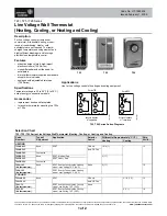 Предварительный просмотр 1 страницы Johnson Controls T26 Series Specifications