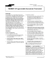 Johnson Controls T600MEP-2 Installation Instructions Manual предпросмотр