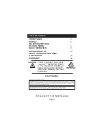 Предварительный просмотр 2 страницы Johnson Controls T701DFN-1 Owner'S Manual