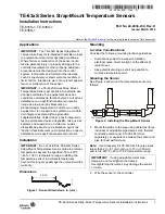 Johnson Controls TE-63xS Series Installation Instructions предпросмотр