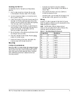 Предварительный просмотр 3 страницы Johnson Controls TM-11x1 series Installation Instructions Manual