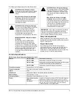 Предварительный просмотр 5 страницы Johnson Controls TM-11x1 series Installation Instructions Manual