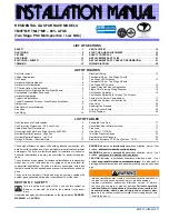 Preview for 1 page of Johnson Controls TM8T*MP Installation Manual