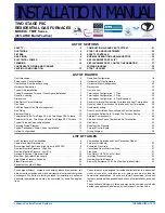 Preview for 1 page of Johnson Controls TM9T Installation Manual